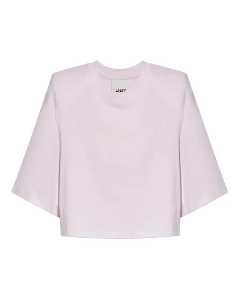 Isabel Marant Zaely Cropped-Top mit gepolsterten Schultern - Rosa Rosa