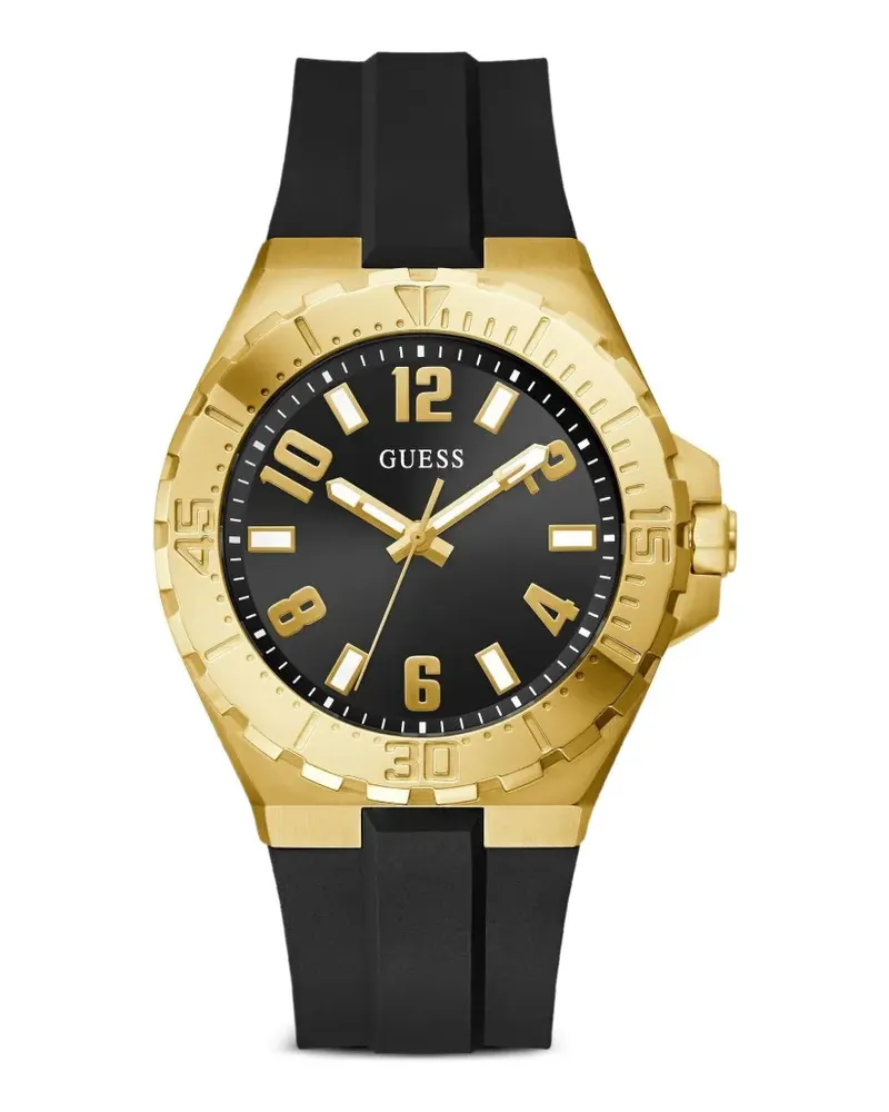 Guess Campus notched bezel 44mm watch - Schwarz Schwarz