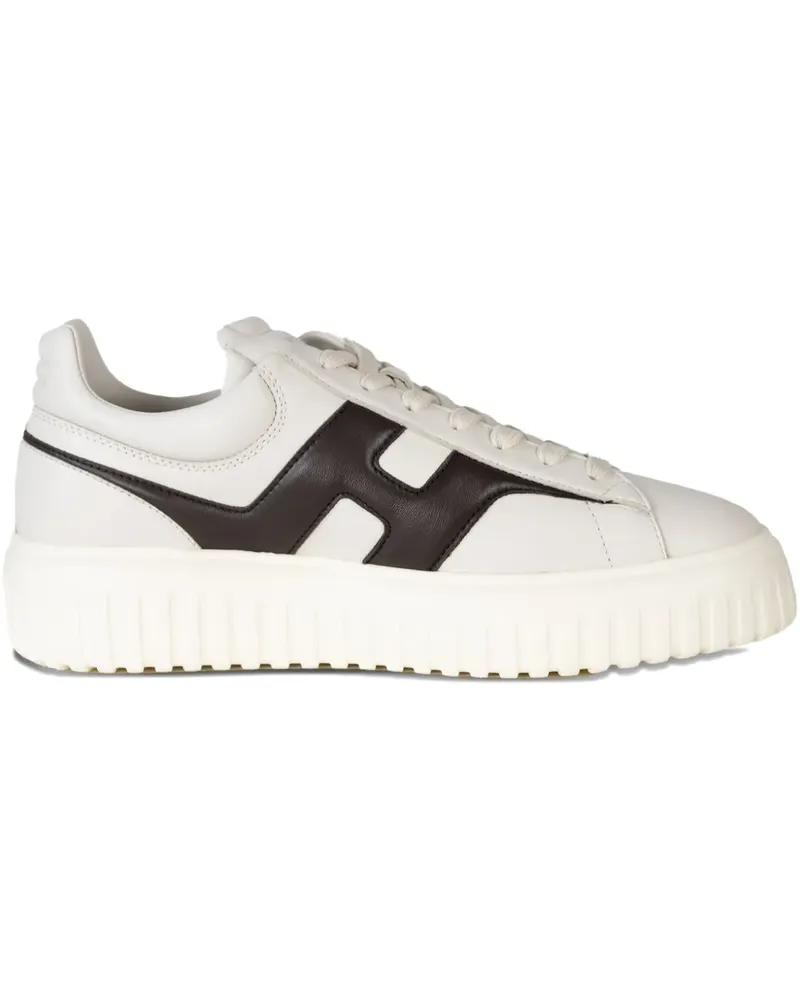 Hogan H-Stripes Sneakers - Nude Nude