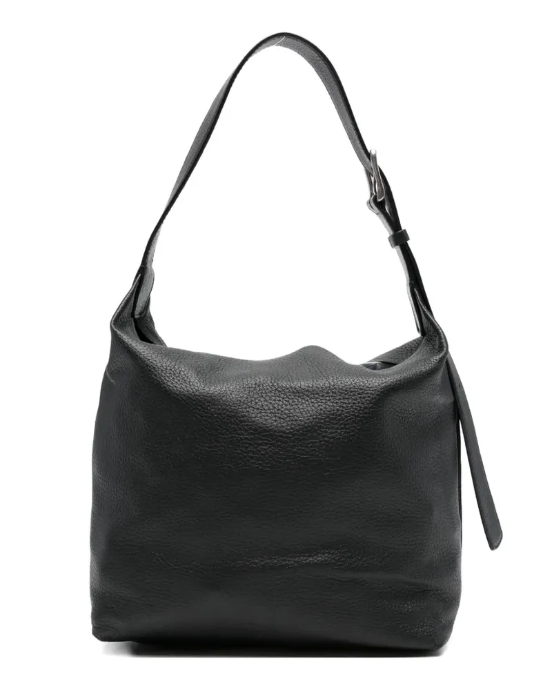 The Row Isa buckle-fastening leather shoulder bag - Schwarz Schwarz