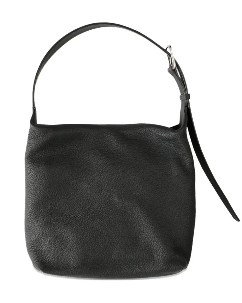 The Row Isa buckle-fastening leather shoulder bag - Schwarz Schwarz