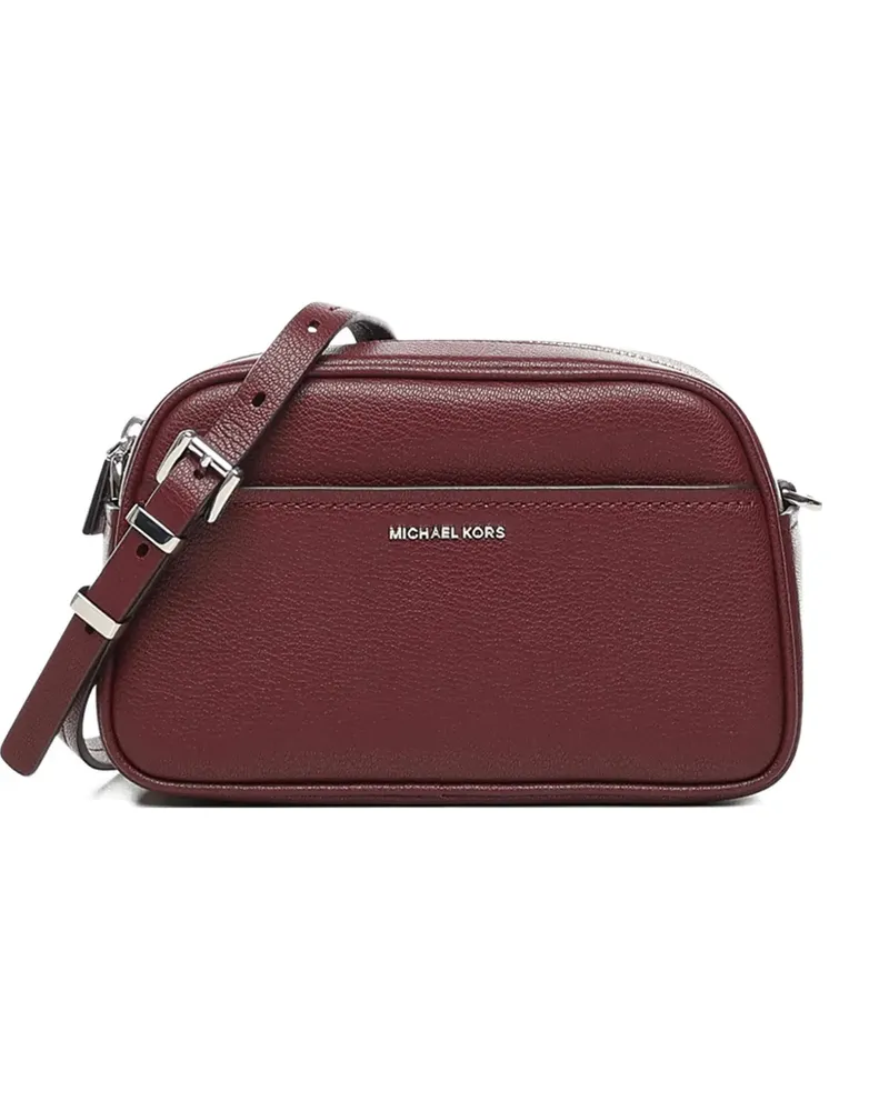 Michael Kors small Jet Set leather cross body bag - Rot Rot