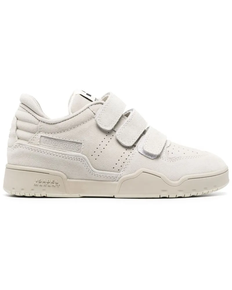 Isabel Marant Sneakers mit Logo-Patch Grau