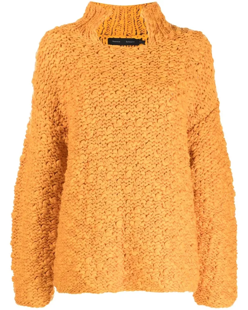 Proenza Schouler Grob gestrickter Pullover - Gelb Gelb