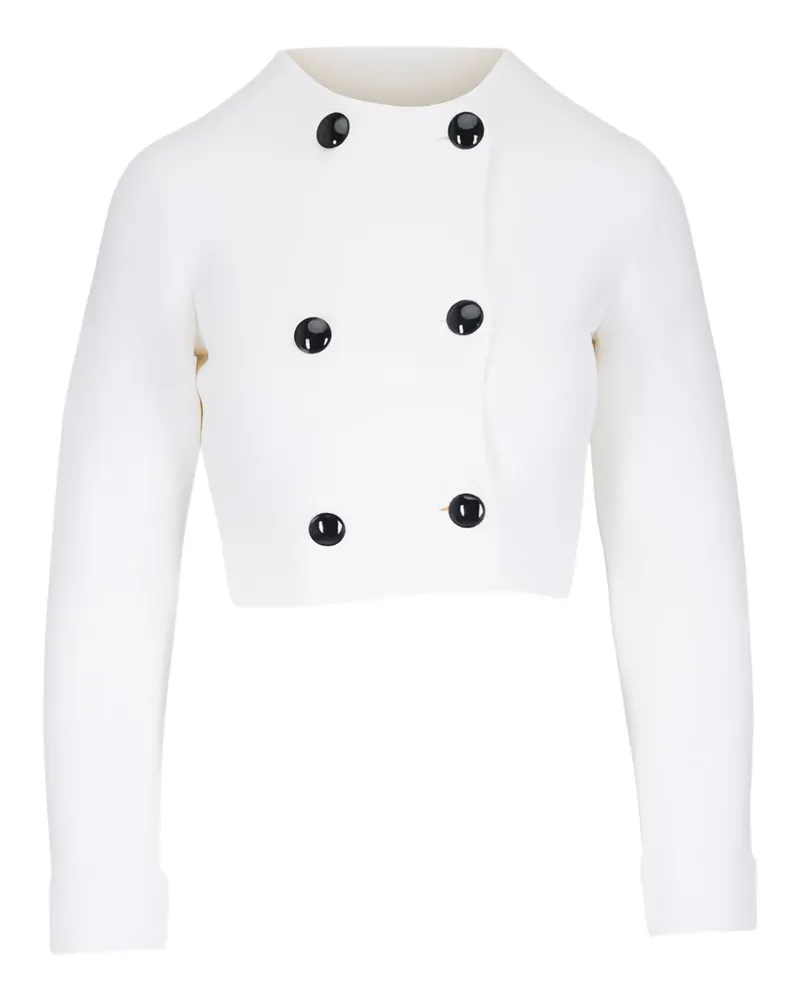 Dorothee Schumacher Doppelreihiger Cardigan - Weiß Weiß