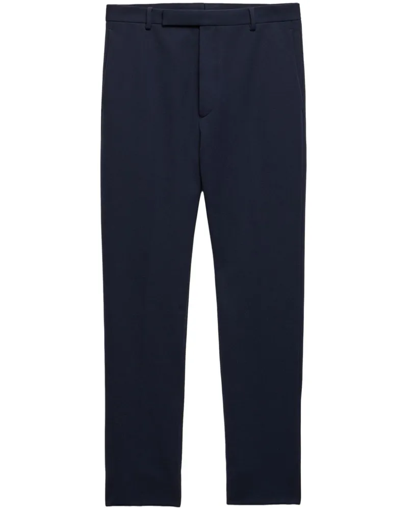 Prada Hose mit Bügelfalten - Blau Blau