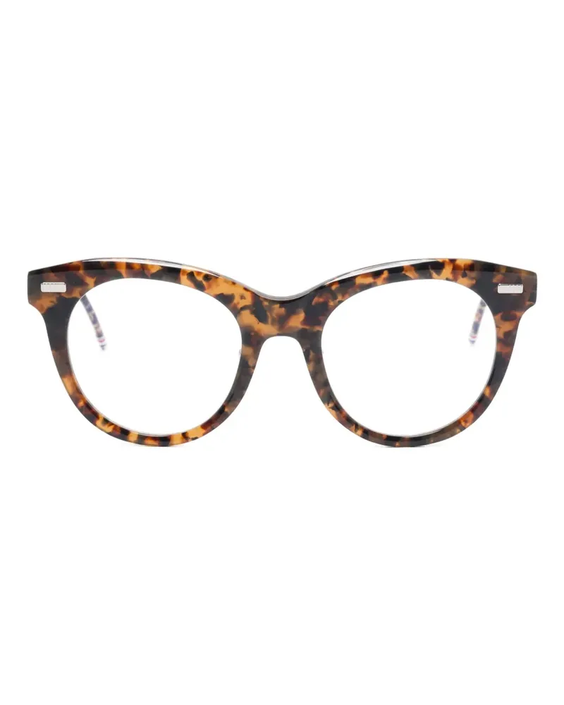 Thom Browne Brille in Schildpattoptik - Braun Braun