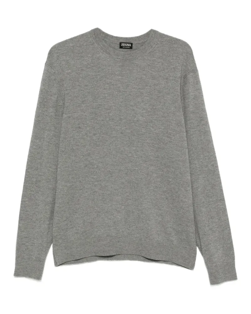 Ermenegildo Zegna crew-neck long-sleeve sweater - Grau Grau