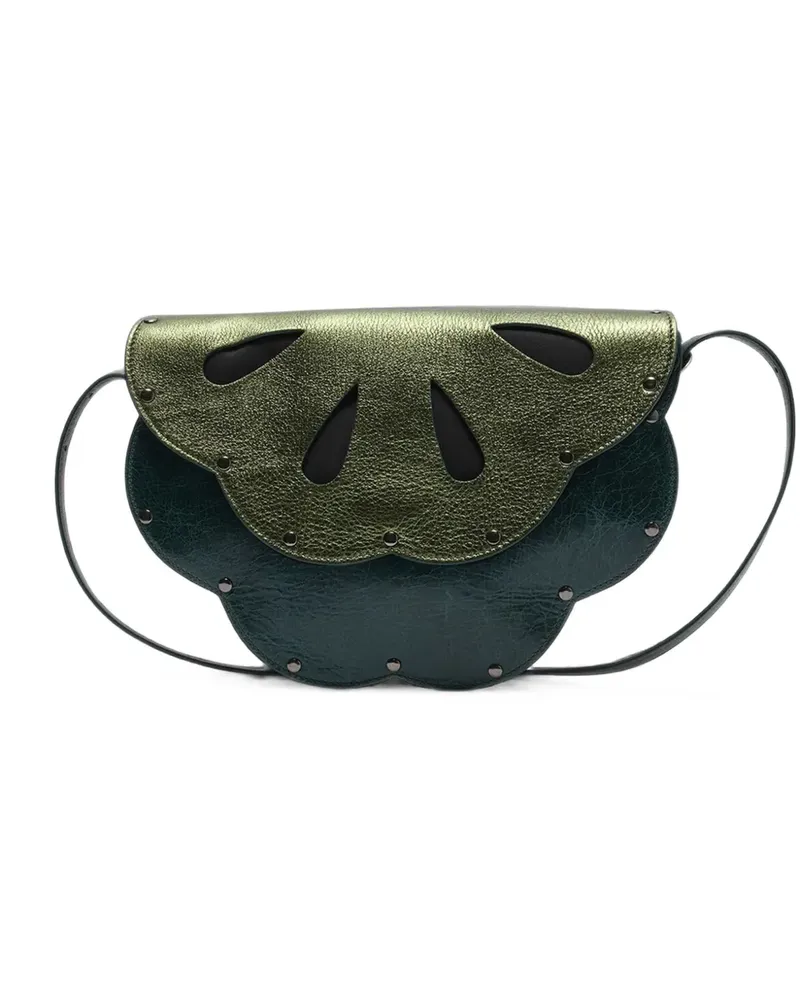 Maliparmi small Bloom cut-out crossbody bag - Grün Grün