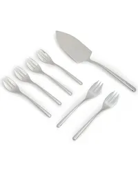 Sambonet Linear Kuchenbesteck-Set 6 Personen Silber