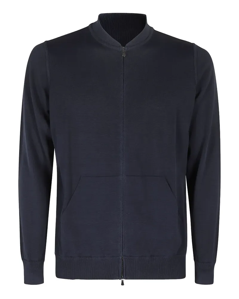 Filippo de Laurentiis Cardigan mit Reißverschluss - Blau Blau