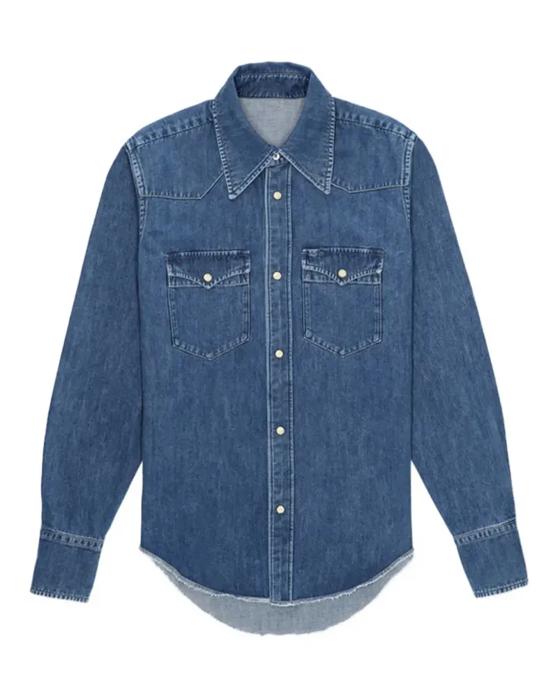 Fortela Yellowstone denim western shirt - Blau Blau