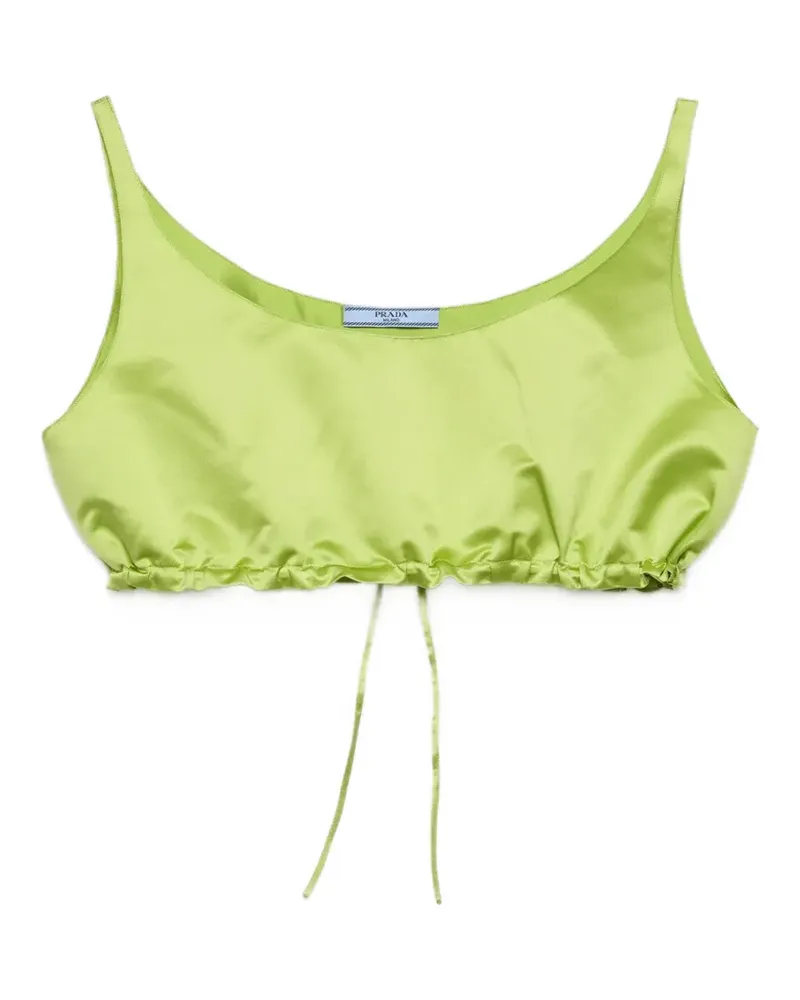 Prada duchesse crop top - Grün Grün