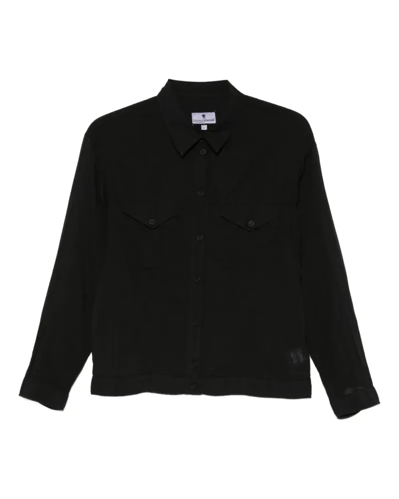 European Culture chest-pocket shirt - Schwarz Schwarz