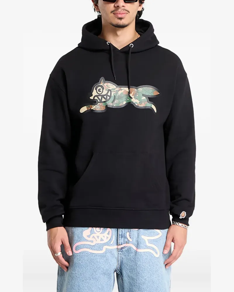 Billionaire Boys Club running dog popover hoodie - Schwarz Schwarz