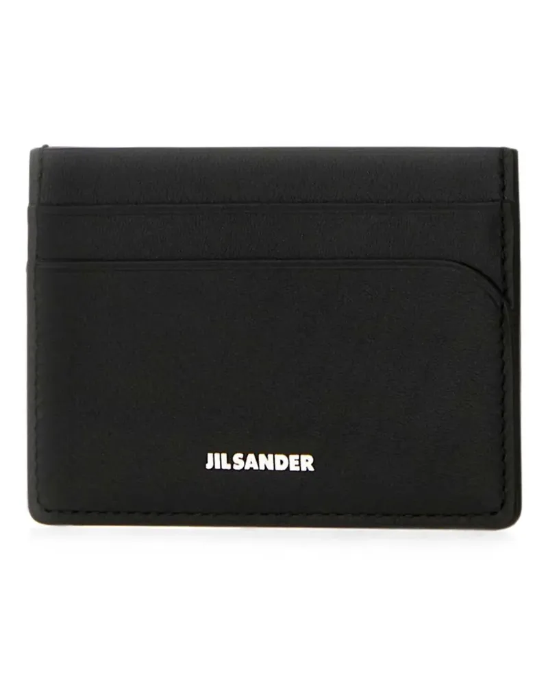 Jil Sander Curve credit card holder - Schwarz Schwarz