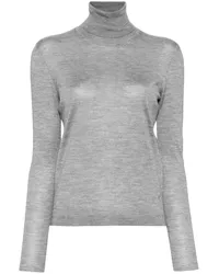 Tom Ford Gestrickter Rollkragenpullover Grau