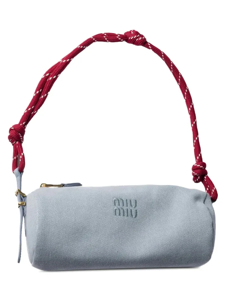 Miu Miu Gabardine pouch - Blau Blau