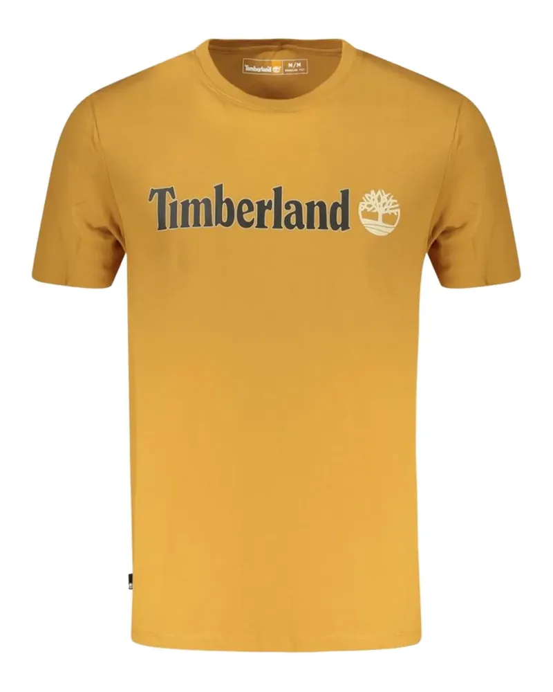 Timberland logo-print T-shirt - Gelb Gelb