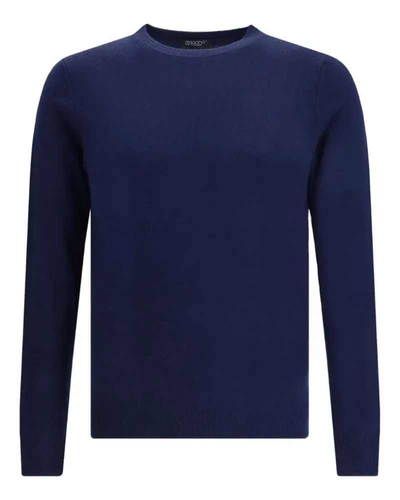 ARAGONA Pullover mit Rundhalsausschnitt - Blau Blau