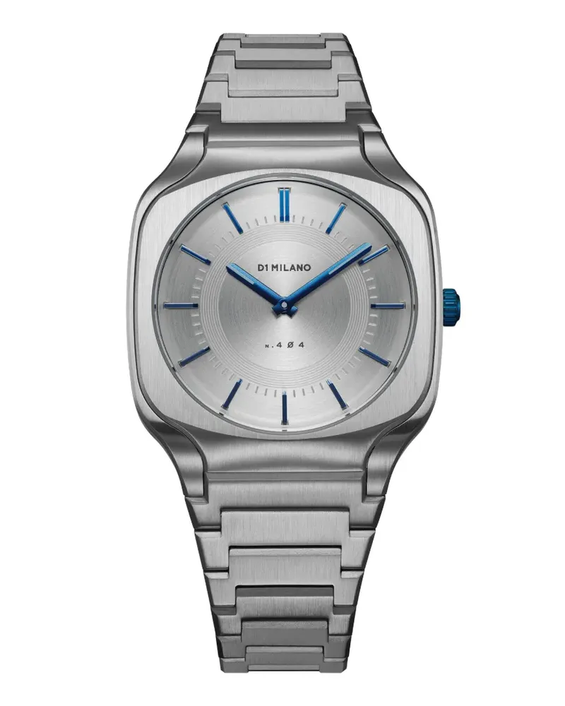 D1 Milano Silver Square Bracelet 37mm - Silber Silber