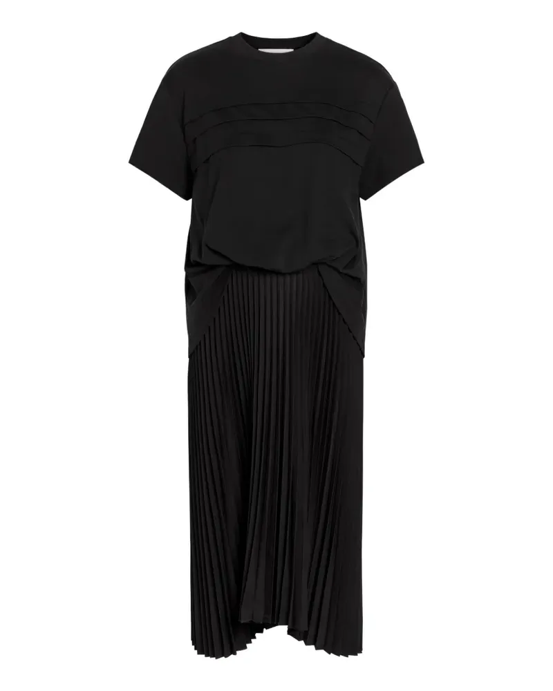3.1 phillip lim pleated layered dress - Schwarz Schwarz
