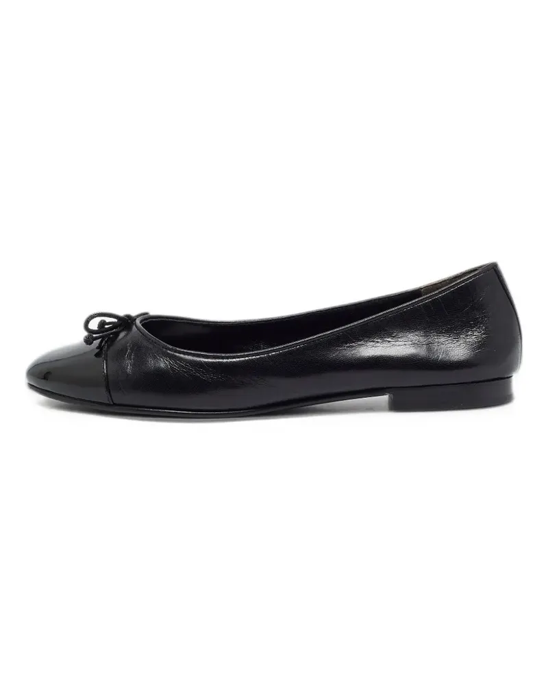 Tory Burch Ballerinas mit Schleifendetail - Schwarz Schwarz