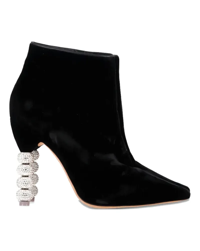 Sophia Webster crystal-embellished stiletto boots - Schwarz Schwarz