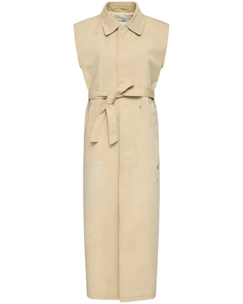 Maison Margiela Doppelreihige Weste - Nude Nude