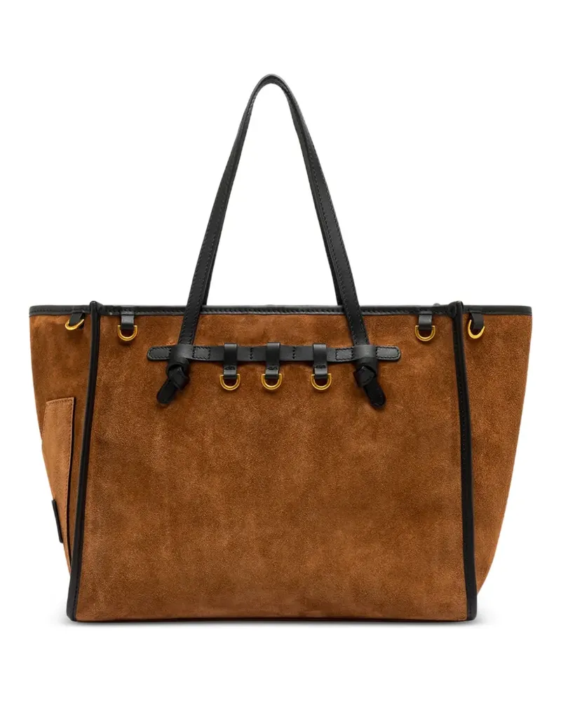 Gianni Chiarini large Marcella suede tote bag - Braun Braun
