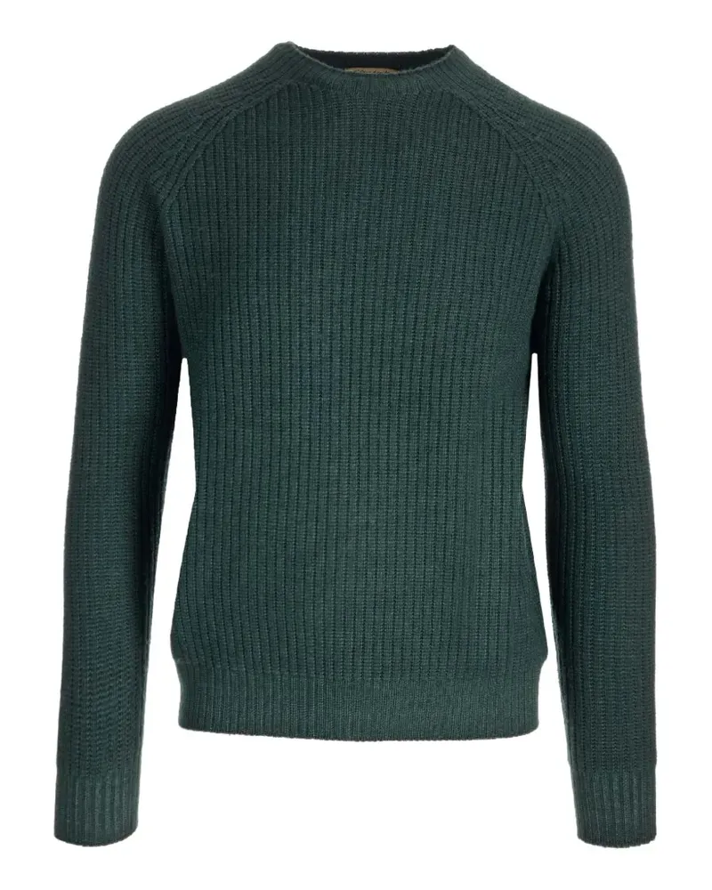 Al Duca D’Aosta 1902 ribbed-knit crew-neck sweater - Grün Grün