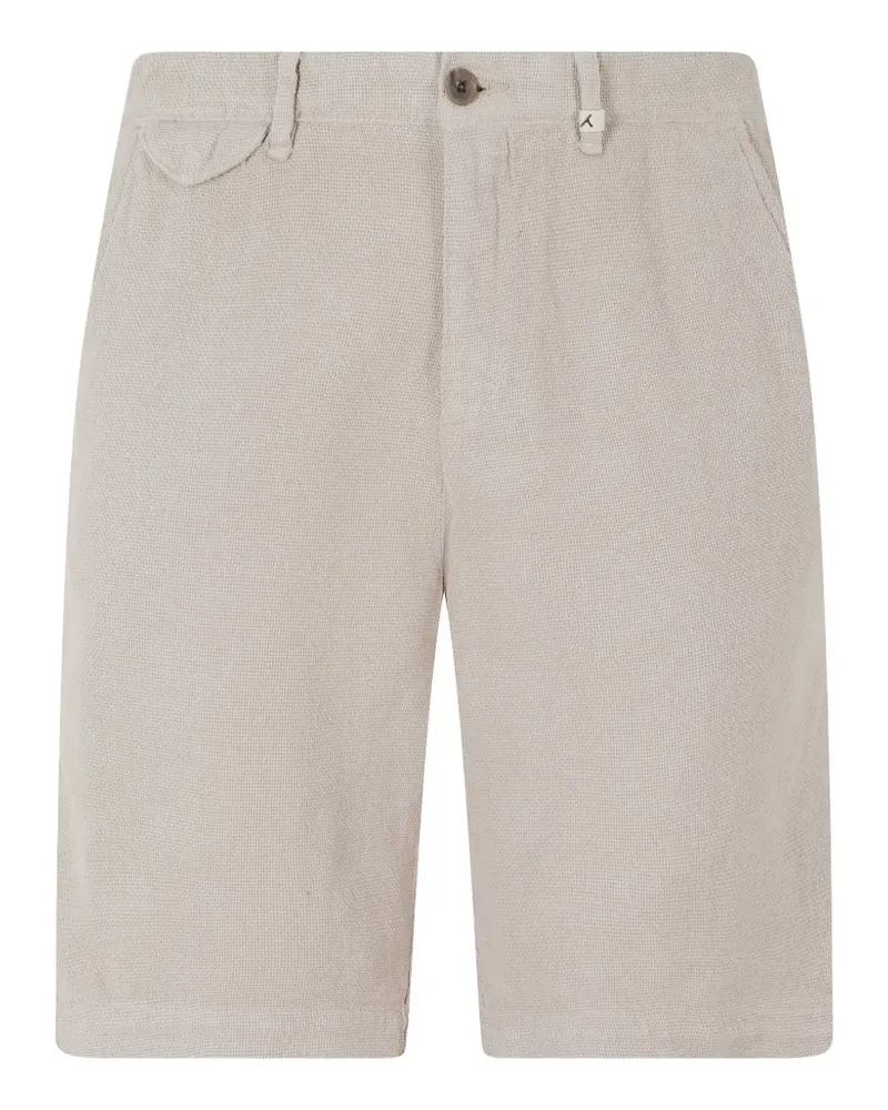 MYTHS textured bermuda shorts - Nude Nude