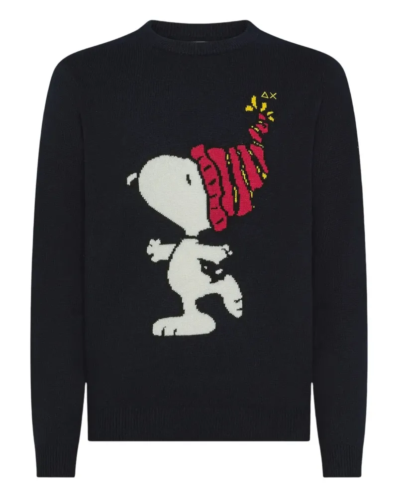 Sun68 x Peanuts sweater - Blau Blau