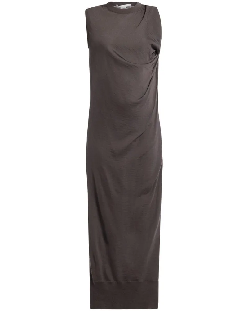 Stella McCartney Drapiertes Kleid - Braun Braun