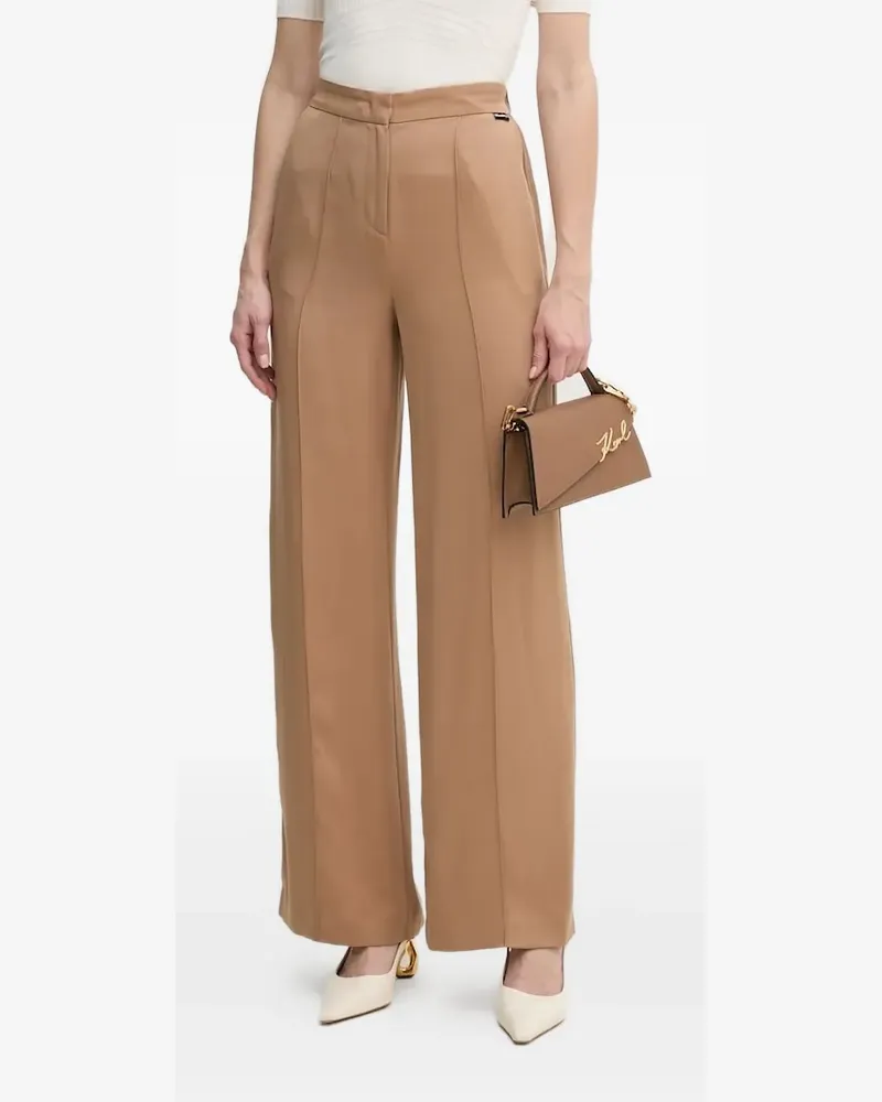 Karl Lagerfeld Hose mit Stretchbund - Nude Nude