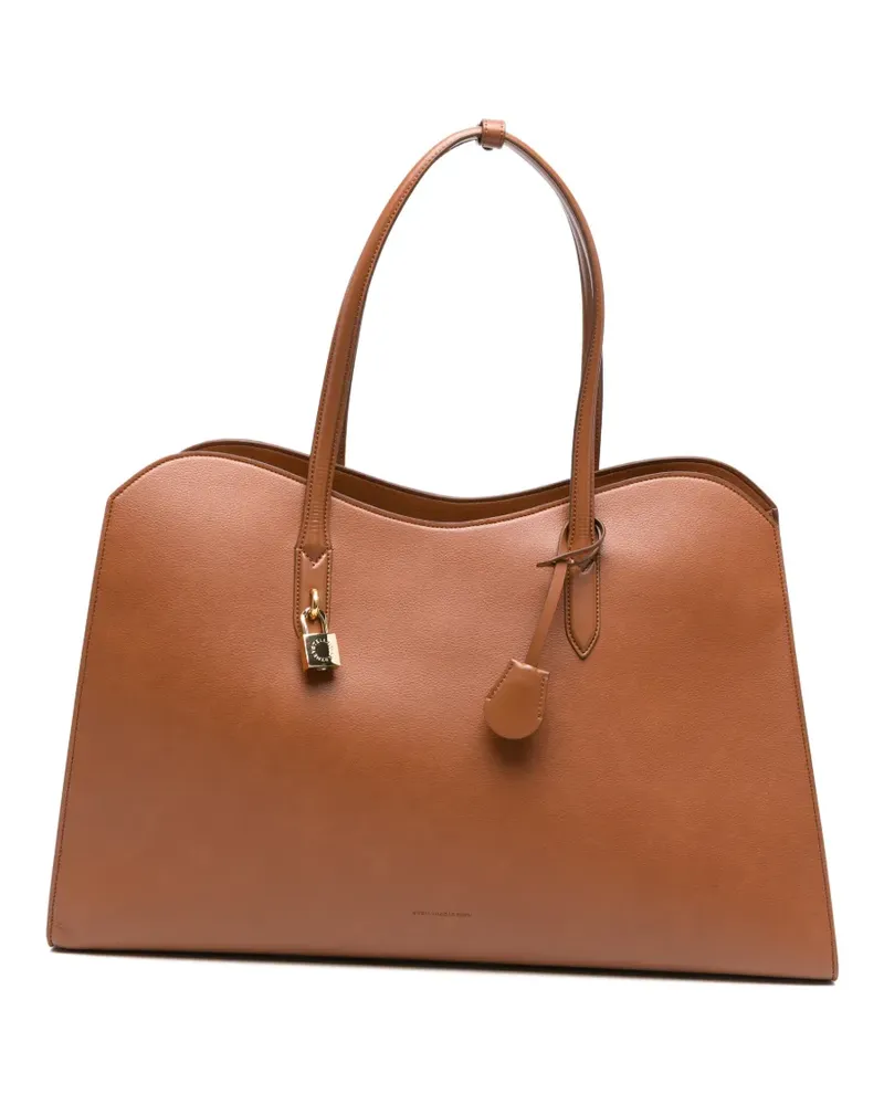 Stella McCartney Ryder padlock tote bag - Nude Nude