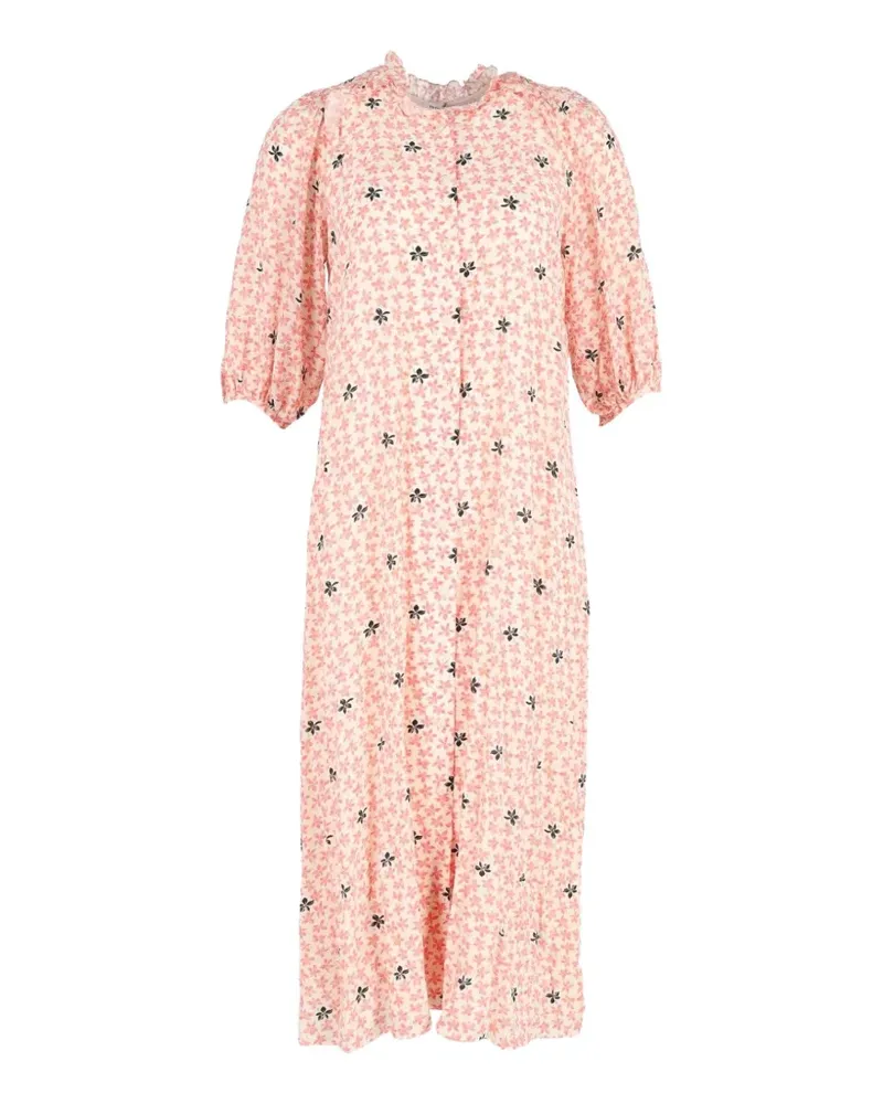 Vilshenko floral-print midi dress - Rosa Rosa