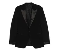 shawl-lapels suit - Schwarz