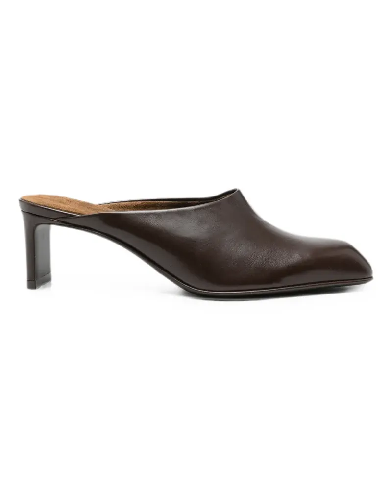 KHAITE Mules mit eckiger Kappe - Braun Braun