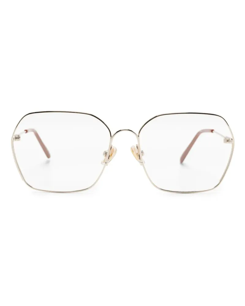 Chloé Brille mit Oversized-Gestell - Gold Gold
