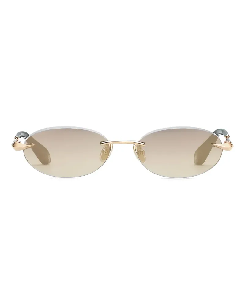 Roberto Cavalli Rahmenlose Sonnenbrille - Gold Gold