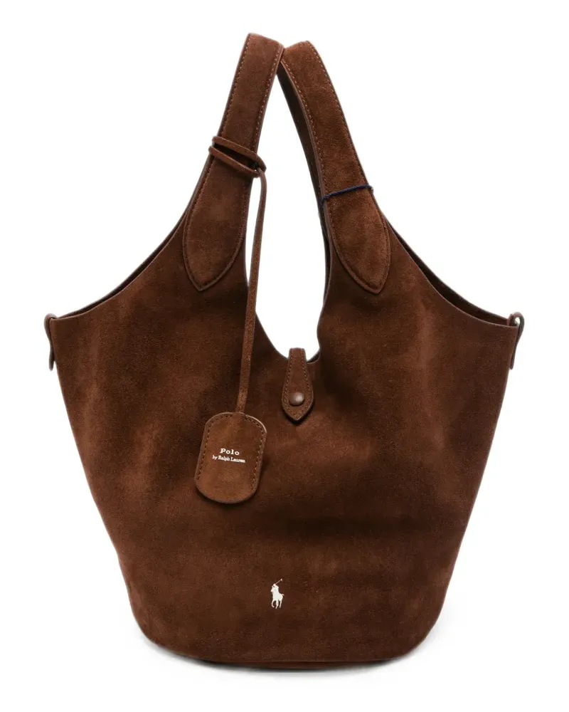 Ralph Lauren Shopper aus Wildleder - Braun Braun