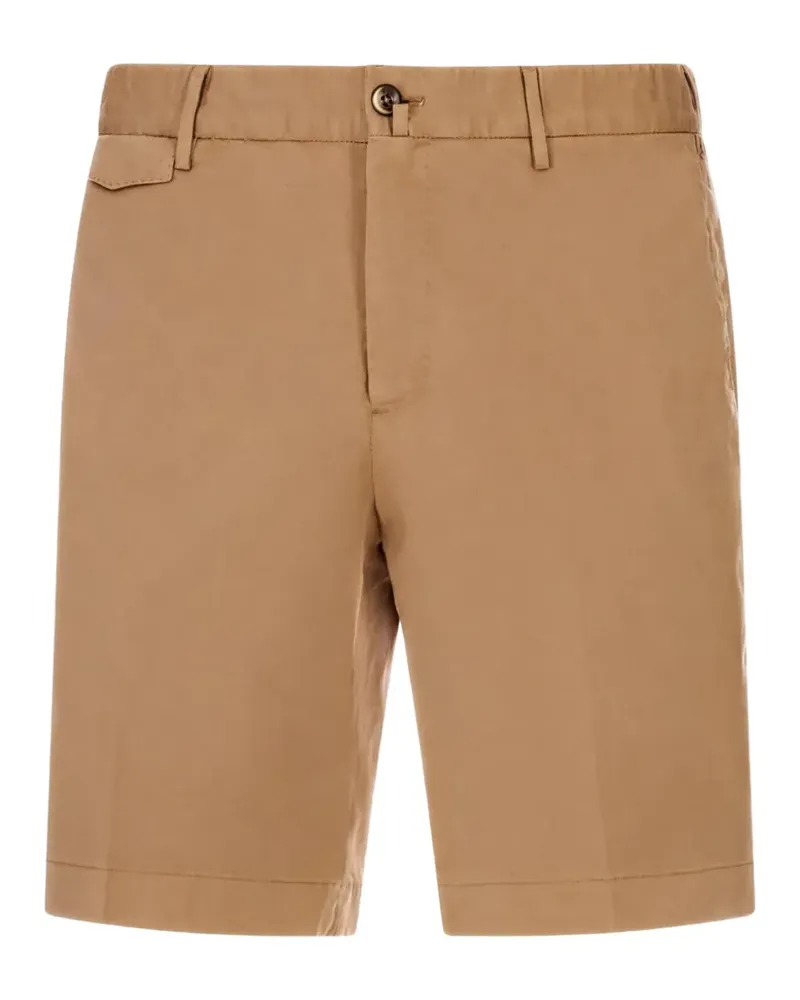 PT TORINO Shorts mit Gürtelschlaufen - Braun Braun