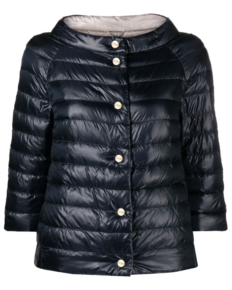 Herno Wendbare Steppjacke - Blau Blau