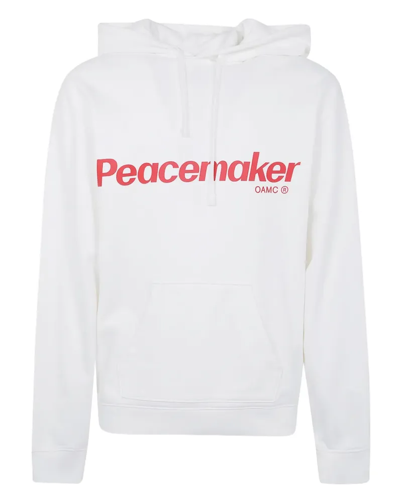 OAMC Hoodie mit grafischem Print - Weiß Weiß