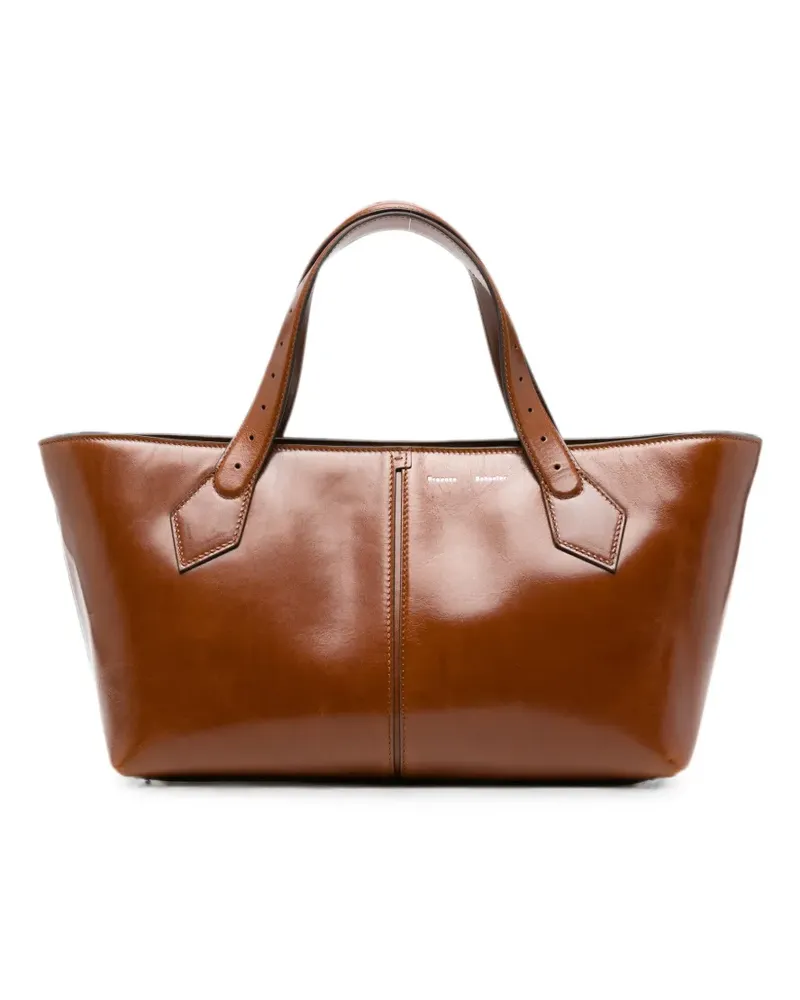 Proenza Schouler East West Chelsea leather tote bag - Braun Braun