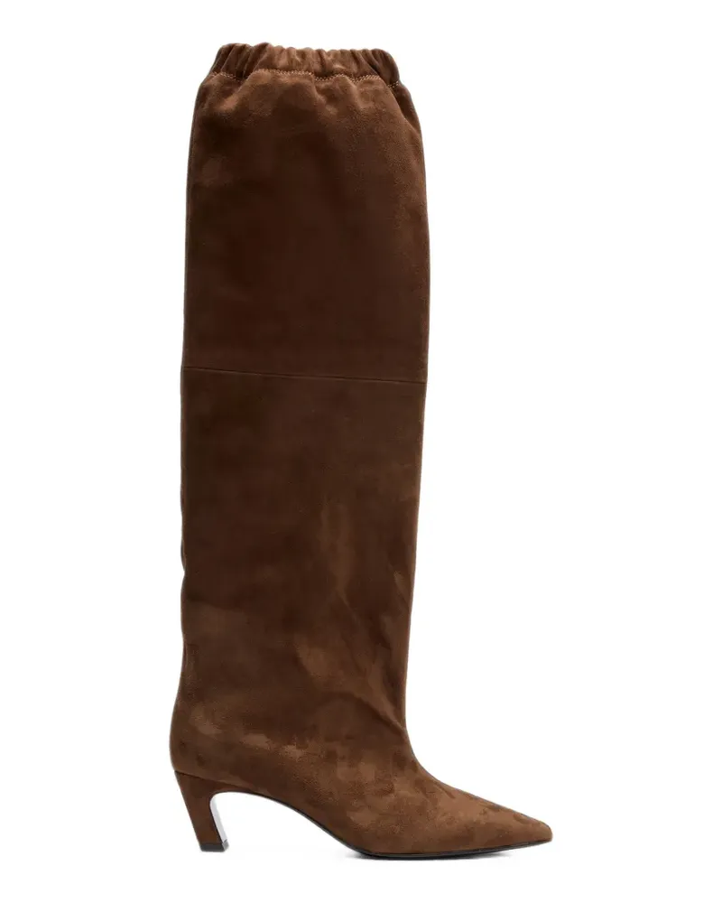 ash Kniehohe Victoria Wildlederstiefel - Braun Braun