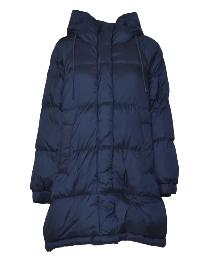 Max Mara Gesteppter Parka - Blau Blau