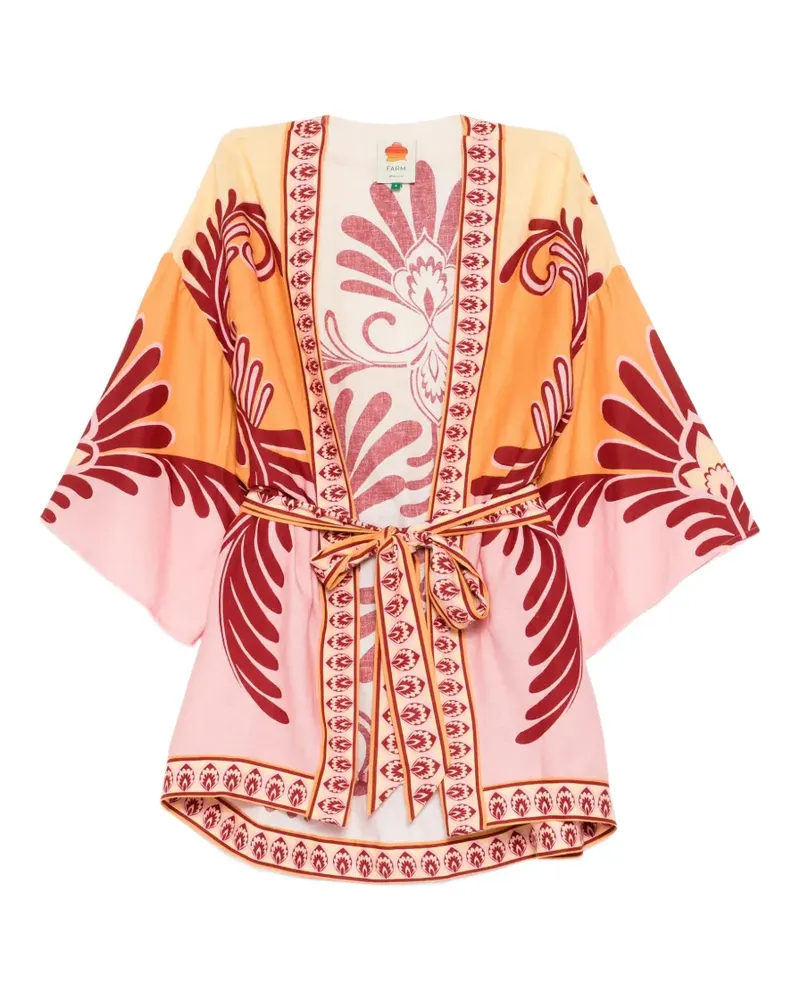 FARM Rio Arabesc Soft Kimono - Orange Orange