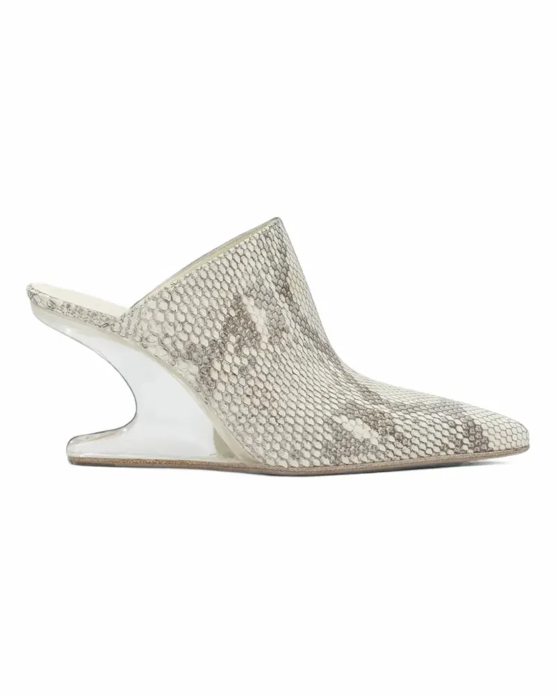 Rick Owens Cantilever 8 mules sharp - Nude Nude